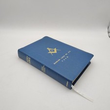 KJV HOLY BIBLE Holman Masonic Edition Temple Illustrated Free Mason 1968