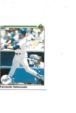 1990 UPPER DECK DODGERS FERNANDO VALENZUELA
