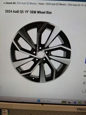 Audi Q5 2024 2025 19 Oem Wheel Rim 80a601025bk Audi Q5 2024 2025 19 Oem Wheel Rim 80a601025bk