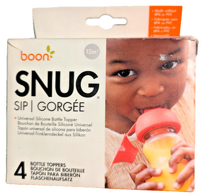Boon Snug Sip Universal Water and Juice Silicone Bottle Toppers - Soft Spout