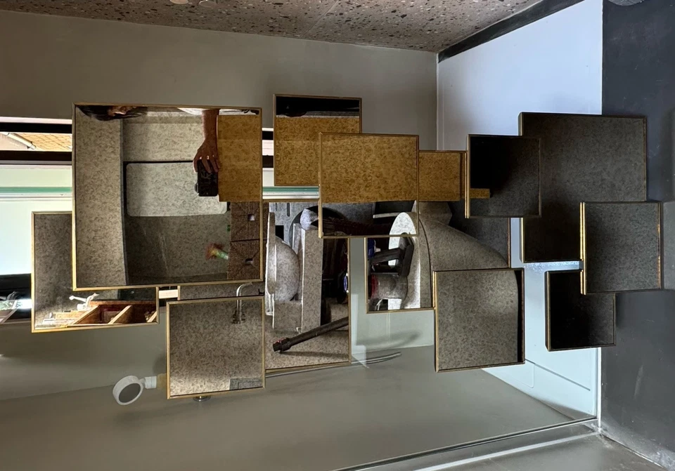 Vintage Rustic / Distressed Mirror  - Image 2 of 4