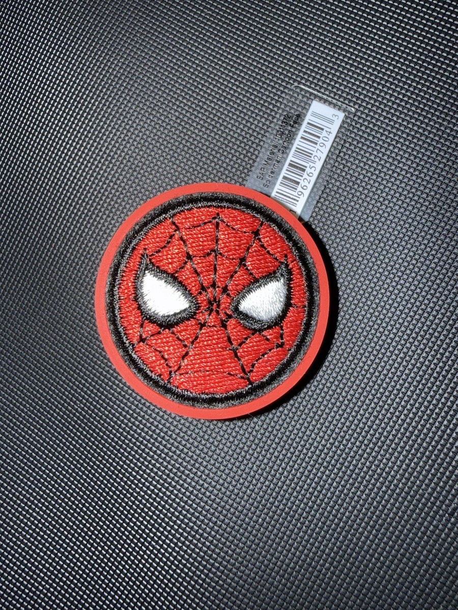 Crocs Jibbitz Spider-Man Cartoon Face Shoe Charm Red Round  display picture 2