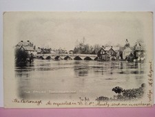 Fordingbridge bridge River Avon hampshire England p.1904