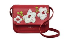 Brand New Radley Lunar New Year SS25 - Mini Flapover Crossbody - Crimson Red 