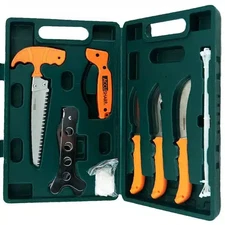 AccuSharp Complete 9-Piece Game Processing Kit w/Case, SS Blades #728C