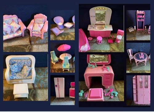 Vintage Barbie and Misc. Furniture