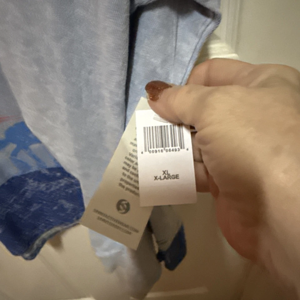 DisneyParks Star Wars Hoth Spirit Jersey AT-AT Blue Stone-Washed Look -unisex XL - Image 4 of 4