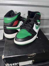 Jordan Air Jordan 1 Mid Green Toe Black/White...