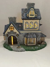 Vintage Old World Village PartyLite Candle Shoppe Tea light House 9-1/2"P7315 #1
