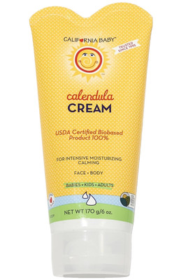 California Baby Calendula Cream | 100% Plant-Based Moisturizer - 6 oz