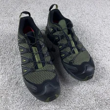 Salomon Shoes Mens 12 Green Black XA Pro 3d Trail Running Hiking Trekking Hiker