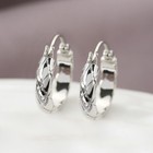 Women's Smooth Rhombus Grid Ear BuckleFashionable Earrings Copper Jewelry Gift — photo 3