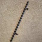 3 x Matt Black Long Thin Cabinet Handles 35cm Length Kitchen Cupboard Door