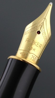 Parker Sonnet Fountain Pen Nib 18Kt Gold Fine Pt Old Style New