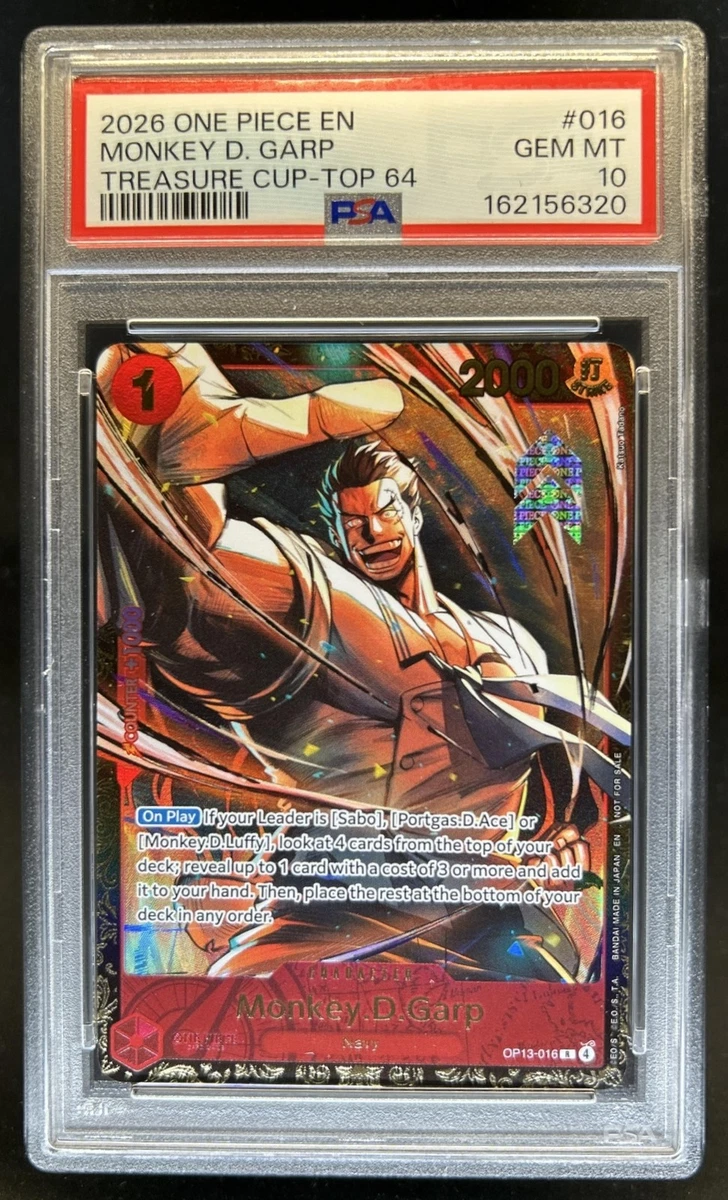 Monkey.D.Garp OP13-016 One Piece Promotion Cards for sale | eBay