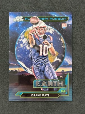 Drake Maye   2024 Topps Cosmic Chrome Planetary Pursuit EARTH RC