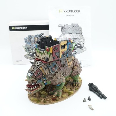 Wargaming Kromlech Gnawzilla bemalt Resin Miniatur