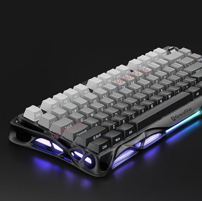 GravaStar Breakthrough 75K1 Gradient Black Mechanical Keyboard with RGB Lighting