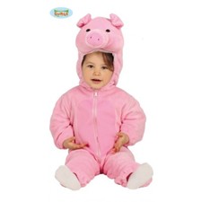 COSTUME MAIALINO CARNEVALE ANIMALE VESTITO BAMBINO NEONATO UNISEX MAIALE PIG