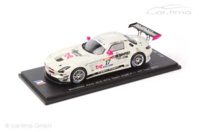 Miniature Spark 1/43 Mercedes SLS GT3 Team Graff, N°17 GT Tour 2011, état Neuf