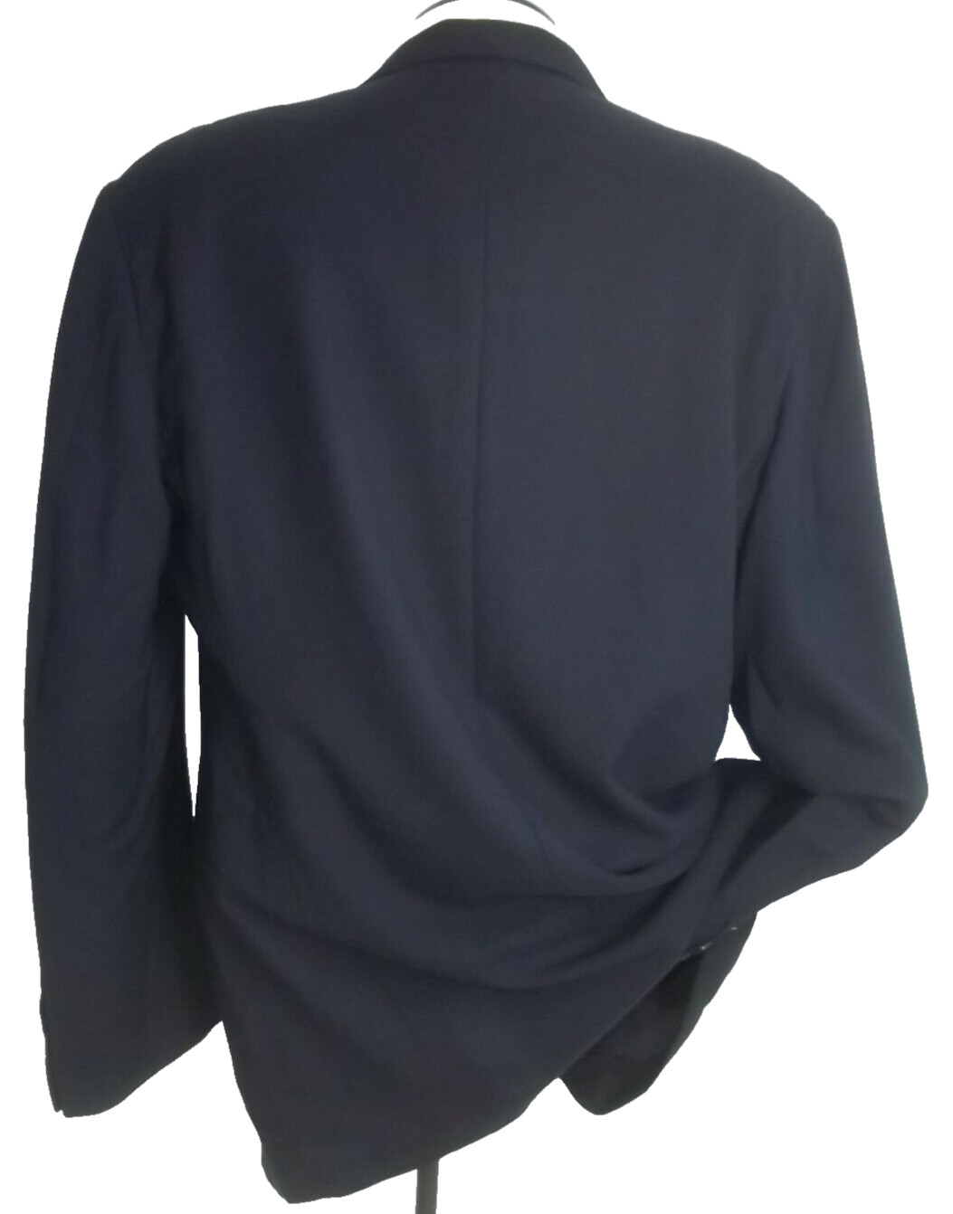 & Canali Solid Blue Textured 3Button Patch Pocket… - image 6