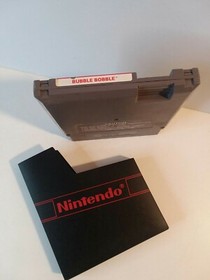 Bubble Bobble Nintendo NES Game with OEM Dust Sleeve Tested and Works!