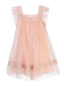 dusty rose little girl dress