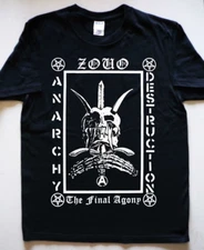 ZOUO Anarchy Destruction T-shirt, Unisex Tee