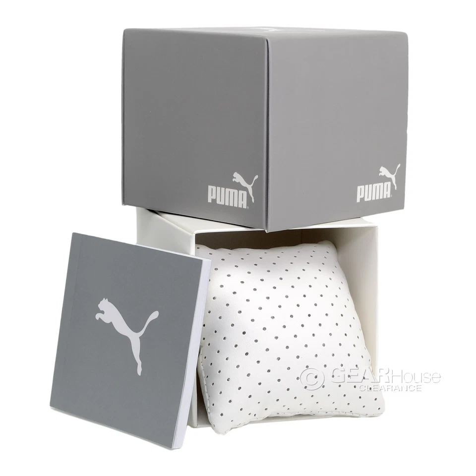 PUMA Womens Digital LCD Sports Watch, Black Gray Band, Day Date Alarm Stopwatch - image 4 of 4