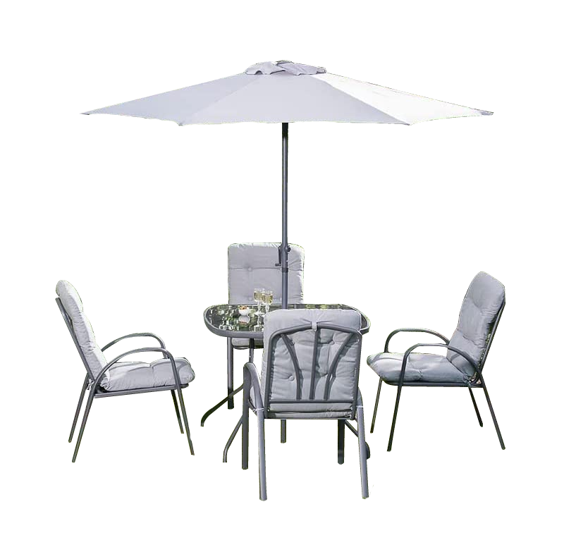 Caseys Furniture Madison Padded Patio Set 8pc Piece Garden