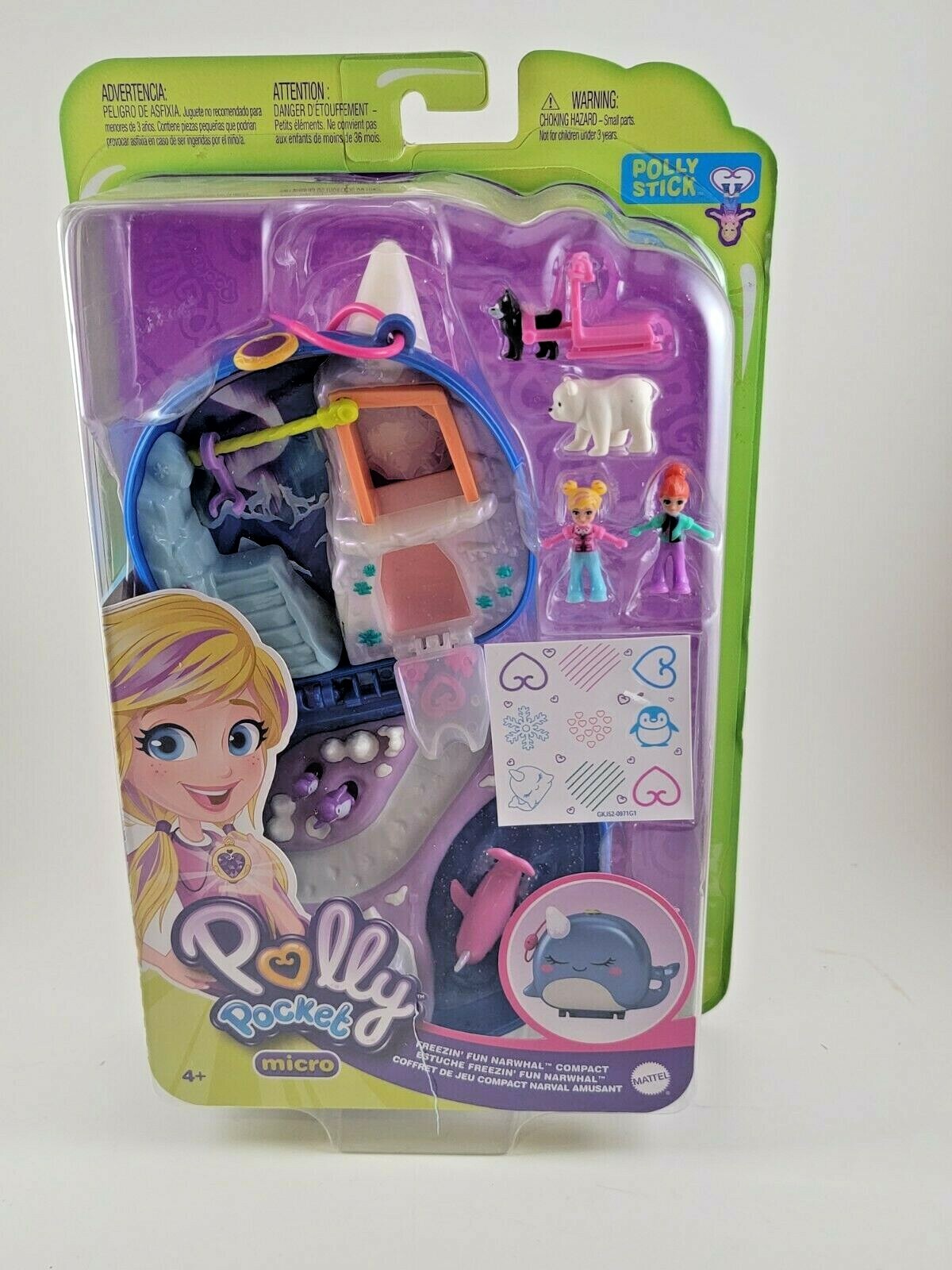 polly pocket narwhal set