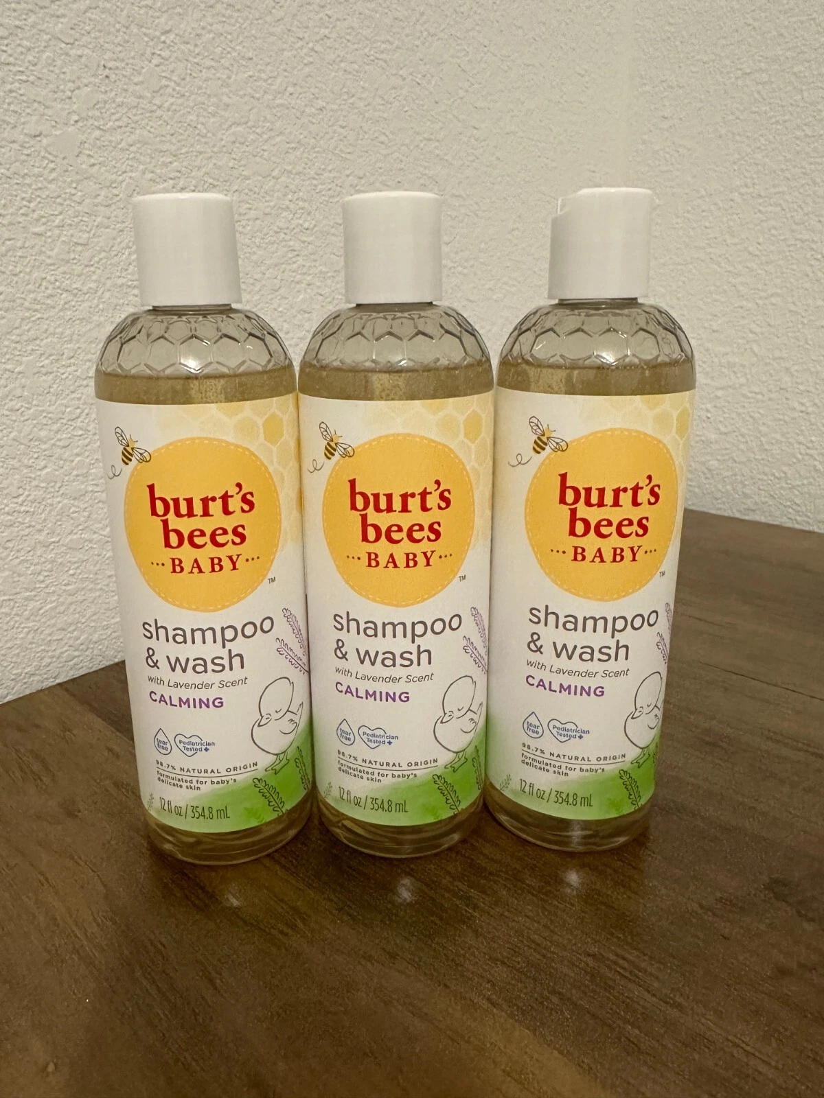 Burt's Bees Baby Calming Shampoo and Wash with Lavender, Tear-Free, 12 Fl oz 3pk
Opens in a new wind