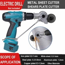 Electric Drill Plate Cutter Sheet Metal Nibbler For Cutting White sheet 0.3-1mm