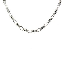 Edelstahl Und Schwarzer Gummi Akzent 6mm Fass Halskette Und Armband Set