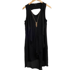 INC International Concepts Ruffle Tank Dress Size M