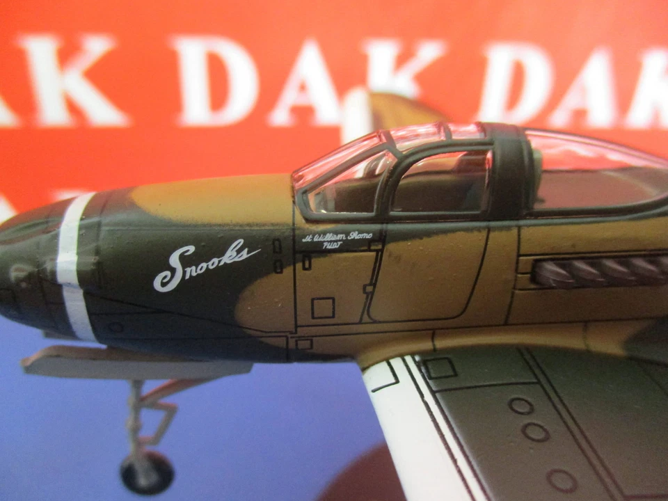 Die cast 1/72 Modellino Aereo Aircraft Bell P-39QN Aircobra Snooks USA by Ixo - Immagine 3 di 4
