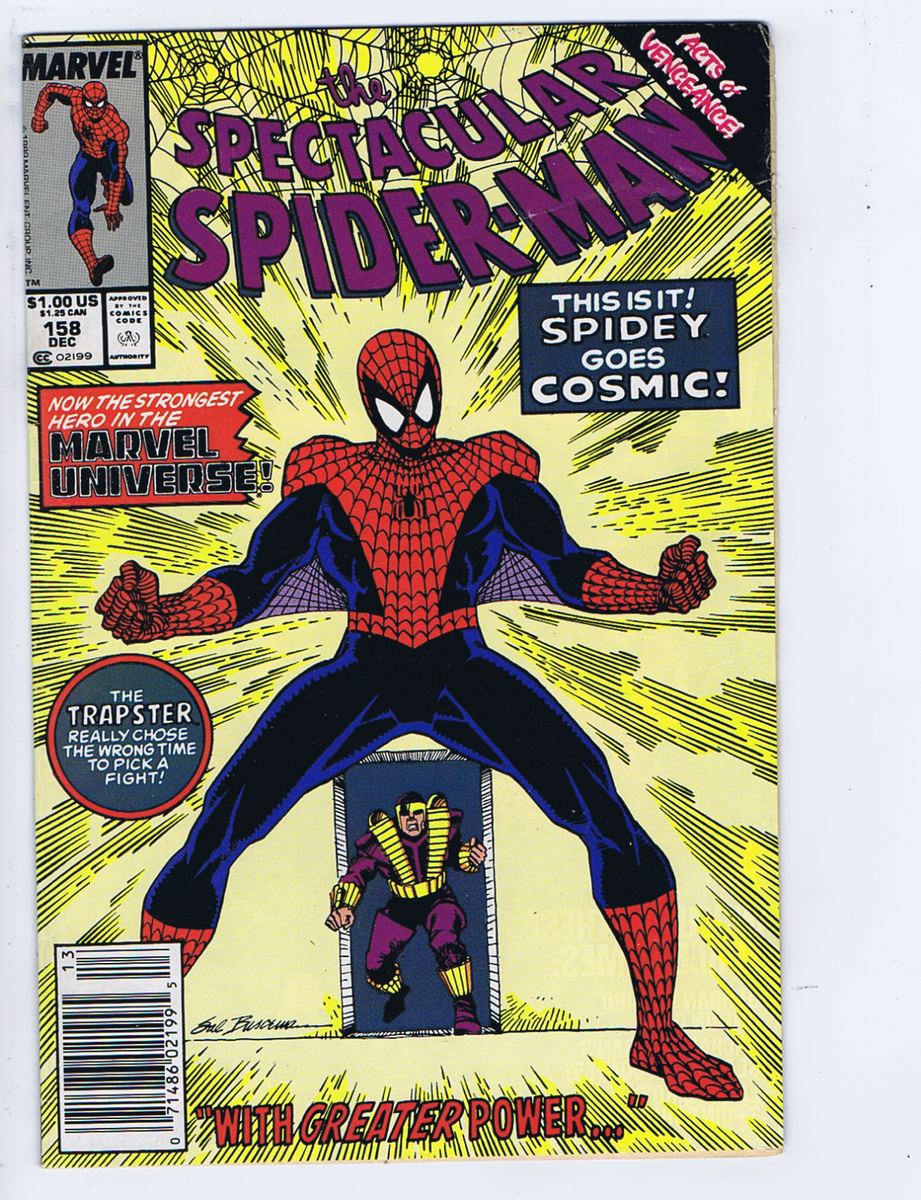 Spectacular Spider-Man #158 Marvel 1989 This is it ! Spidey Goes