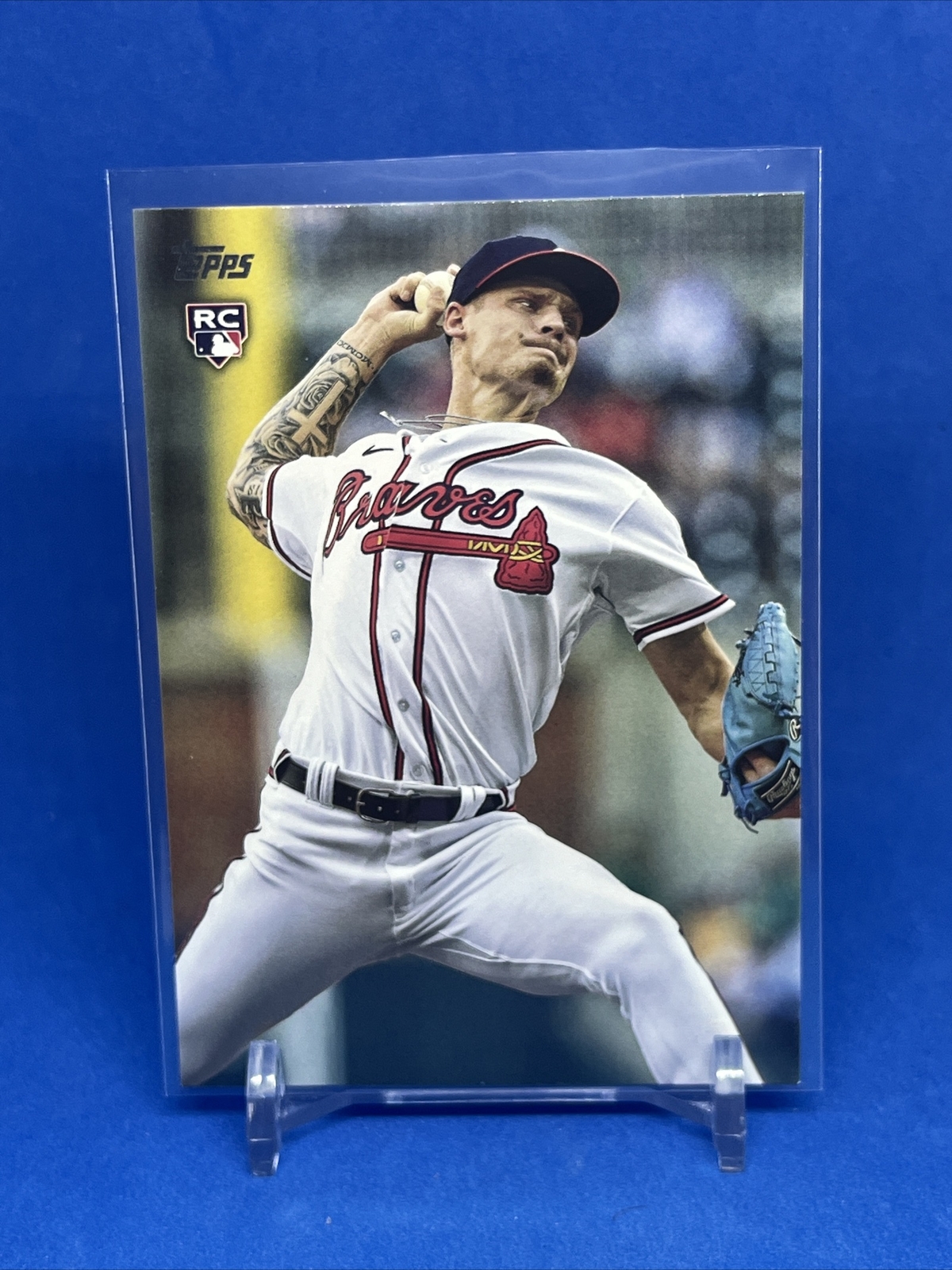 2024 Topps series 1 AJ Smith-Shawver #117 RC True Photo SSP Atlanta Braves