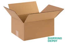 50 ~ 12x10x6" Corrugated Kraft Cardboard Cartons Shipping Packing Box Boxes