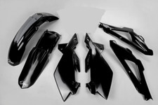KIT PLASTICHE HUSQVARNA CR WR 125 2006 2007 2008 4 PZ COLORE NERO