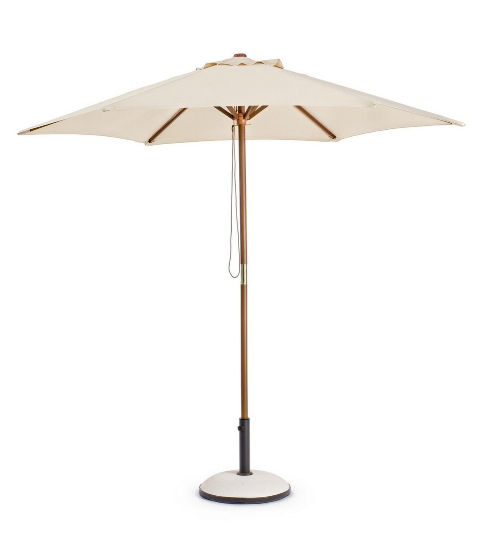 Parasol Garden Central Pole IN Wood Gazebo eBay