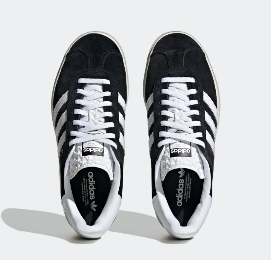 ★ADIDAS★(W) Adidas Gazelle Bold Core Black Cloud White★ W Adidas Gazelle Bold Core Black Cloud White HQ6912 Women