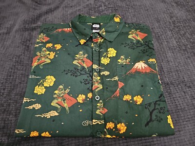 Boba (SAMURAI) Fett Japanese Button Up Short Sleeve Star Wars