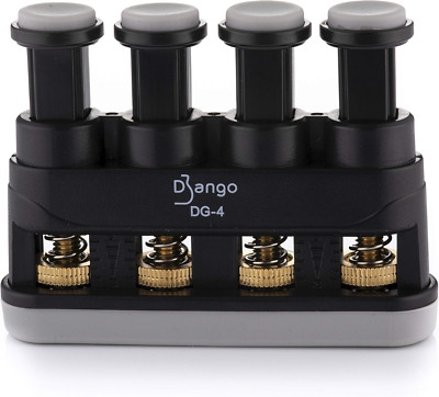 Hand Exerciser Strengthener | 4 Finger Grip Adjustable | for Guitar, Musicians, 