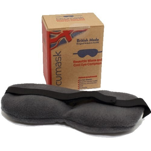 Ocumask Eye Compress Heat Bag Safe Microwave Heat Hot Cold Dry Mask Reusable