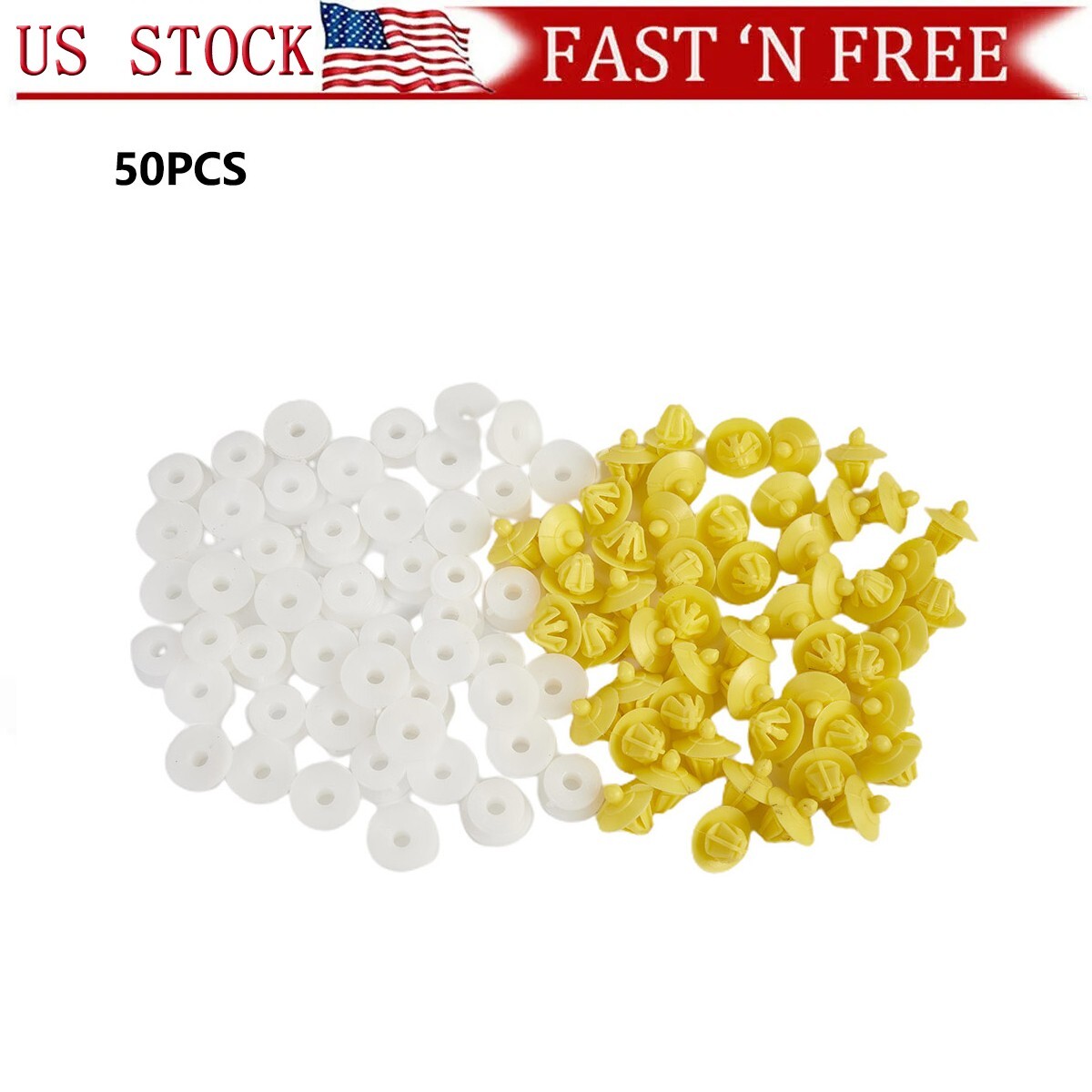 FOR Discovery 3,4 Wheel Arch Door Moulding Panel Trim-Clip,Pack Of 50 New