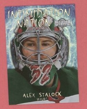 Alex Stalock 2020-21 Upper Deck Metal Universe Skybox INTIMIDATION NATION IN-32