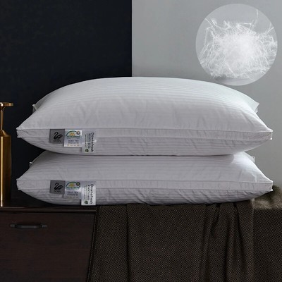 2pcs Bed Pillows Back Side Sleeper Pillow for Neck,Shoulder Fluffy Hotel Pillow