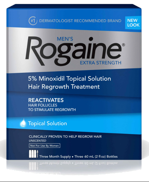 Rogaine Men&amp;amp;#039;s Extra Strength Solution 3-mo Hair Regrowth Treatment Revitalizes