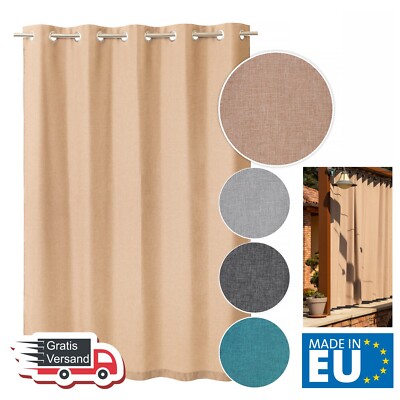 PillowPrim, Garten Vorhang, Wetterfest, Windschutz, Sichtschutz, Balkon, Veranda